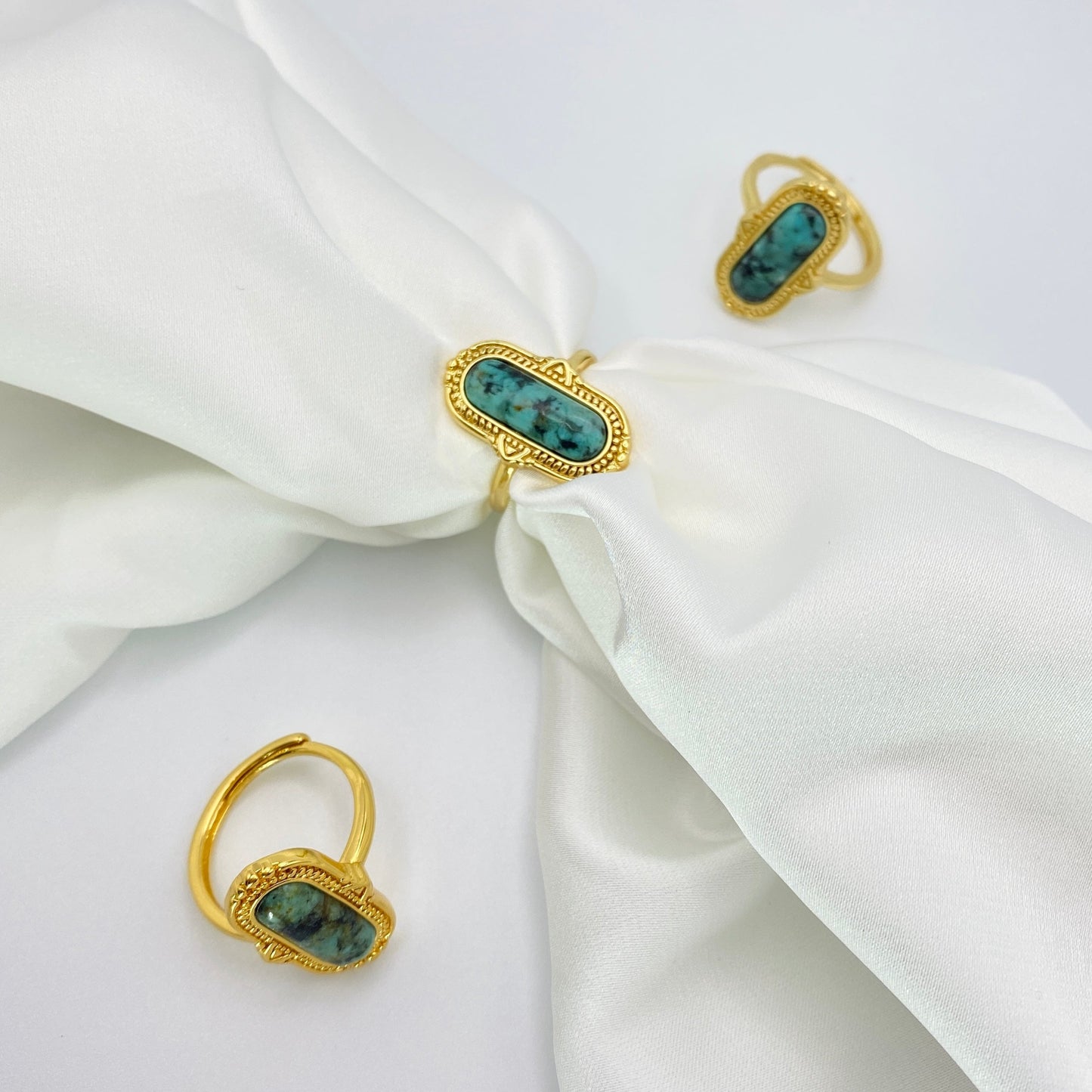 African Turquoise Ring Image